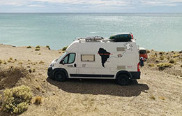 At the other end of the world with a FAMILY VAN