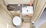Geconverteerd busje DREAMER CAMPER VAN XL Limited - BADKAMER